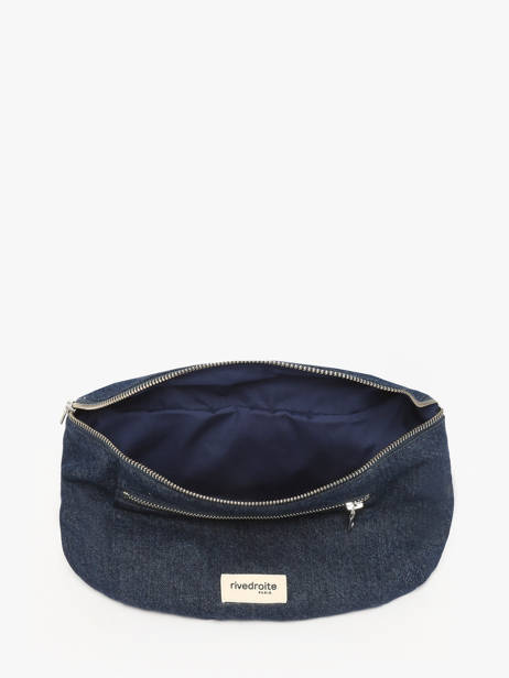 Recycled Cotton Orsel Belt Bag Rivedroite Blue timeless ORSELTIM other view 3