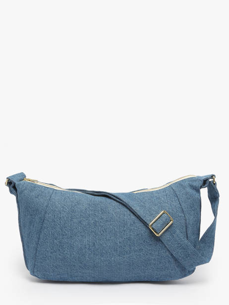 Recycled Cotton Mini Charlot Crossbody Bag Rivedroite Blue timeless MCHARTIM other view 4