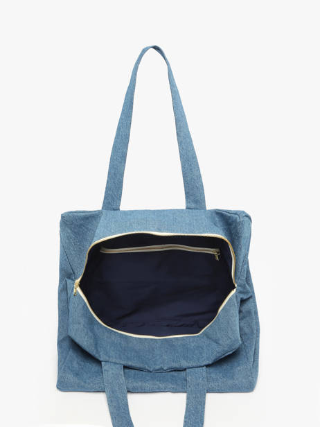 Shoulder Bag Célestins Recycled Coton Rivedroite Blue timeless CELESTIM other view 3