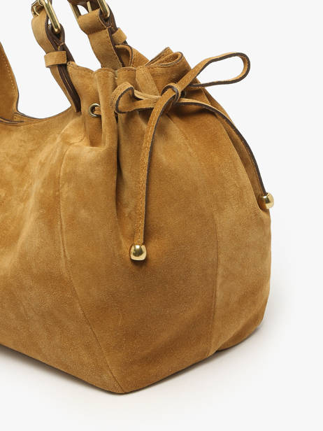 Shoulder Bag Chiara Leather Gerard darel Yellow chiara DCS84407 other view 5