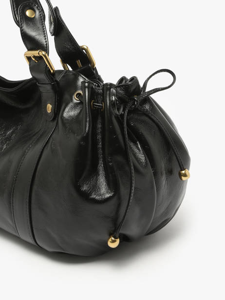 Shoulder Bag Premium Leather Gerard darel Black premium DCS01417 other view 5