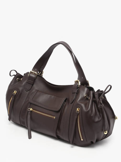 Shoulder Bag Icone Leather Gerard darel Brown icone DCS30410 other view 2