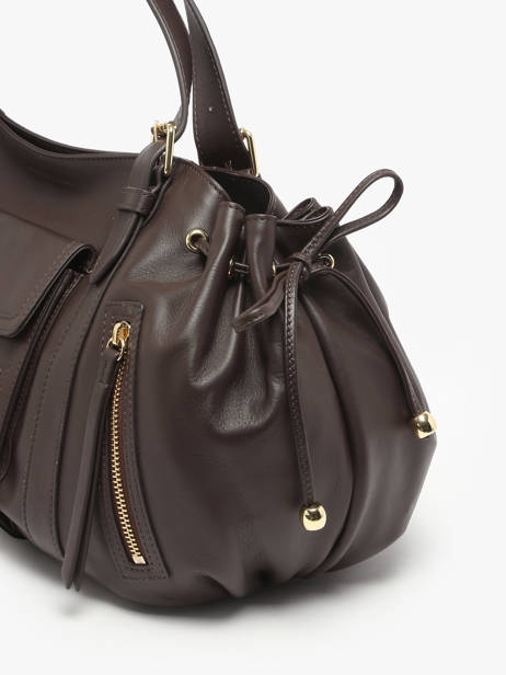 Shoulder Bag Icone Leather Gerard darel Brown icone DCS30410 other view 5