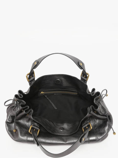 Shoulder Bag Gun Metal Leather Gerard darel Gray gun metal DCS01446 other view 3