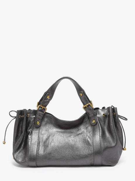 Shoulder Bag Gun Metal Leather Gerard darel Gray gun metal DCS01446 other view 4