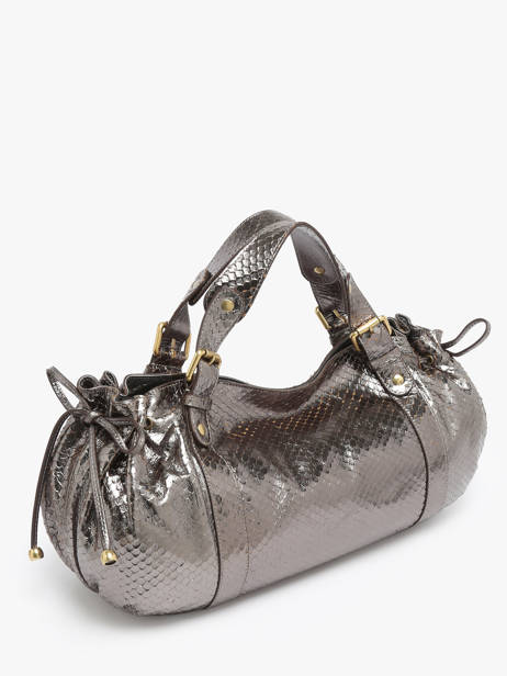 Shoulder Bag Serpent Leather Gerard darel Gray serpent DCS01472 other view 2