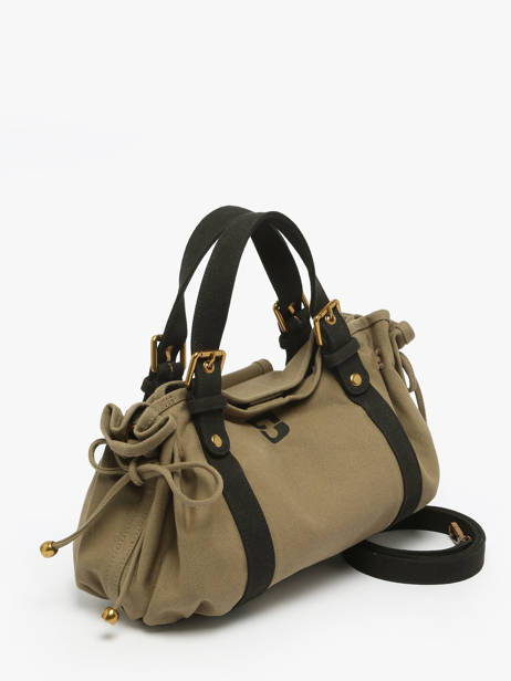 Crossbody Bag Canvas Cotton Gerard darel Green canvas DCS67450 other view 2