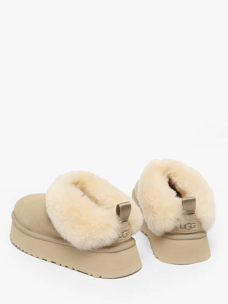 Platform Boots In Leather Ugg Beige women 1171393 other view 3
