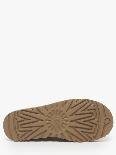 Slippers In Leather Ugg Beige women 1173891 other view 5