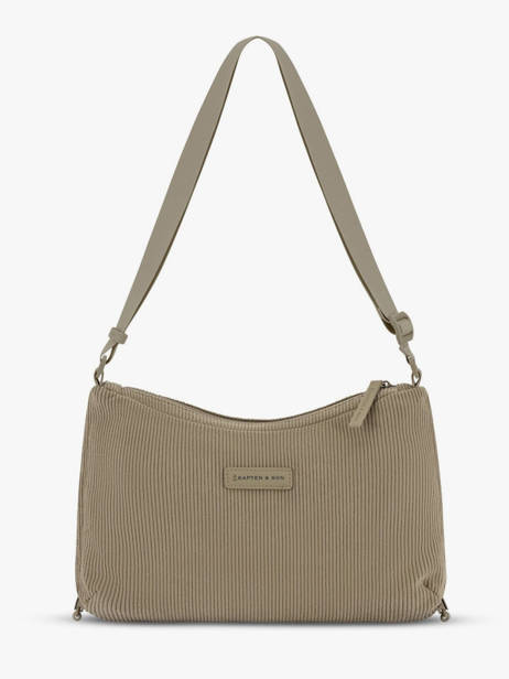 Sac Bandoulière Kapten and son Vert cord SC