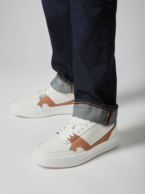 Sneakers In Leather Tommy hilfiger White men 55510LB other view 1
