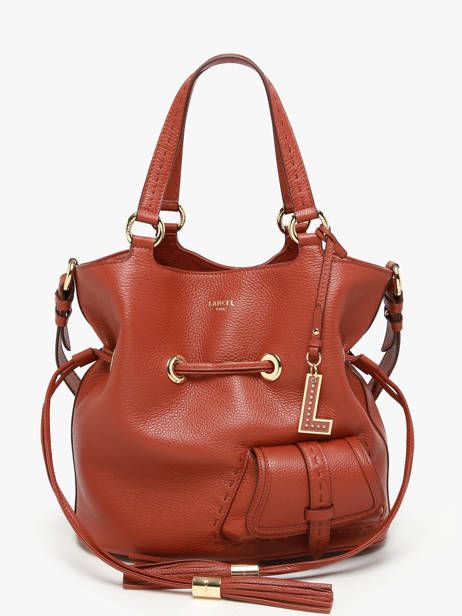 Medium Bucket Bag Premier Flirt Lancel Red premier flirt A10110 other view 2