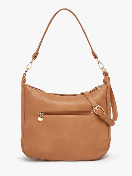 Shoulder Bag Zip Lulu castagnette Brown zip ZAHED other view 4
