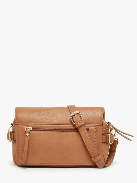 Shoulder Bag Zip Lulu castagnette Brown zip YRONDE other view 4