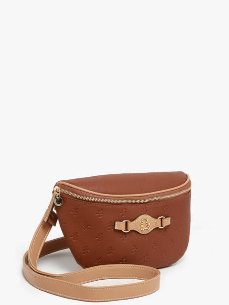 Belt Bag Lulu castagnette Brown embossed YUTH other view 2