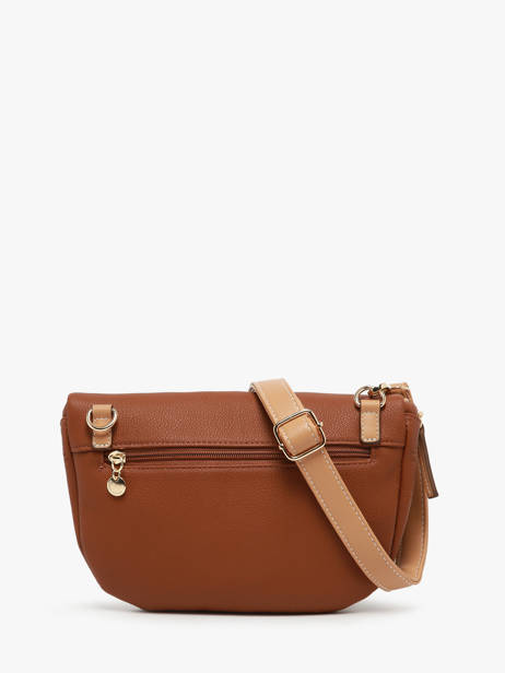 Belt Bag Lulu castagnette Brown embossed YUTH other view 4