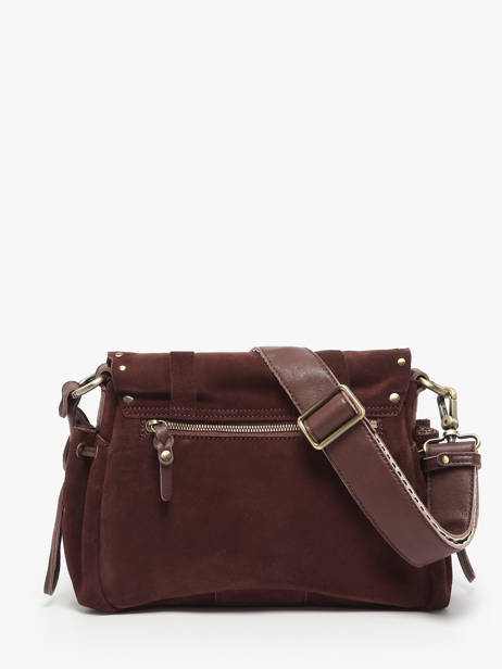 Sac Bandoulière Vintage Cuir Mila louise Marron vintage 3861VC vue secondaire 4