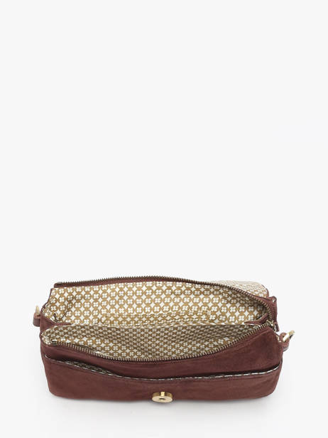 Sac Bandoulière Vintage Cuir Mila louise Marron vintage 3783VC vue secondaire 3