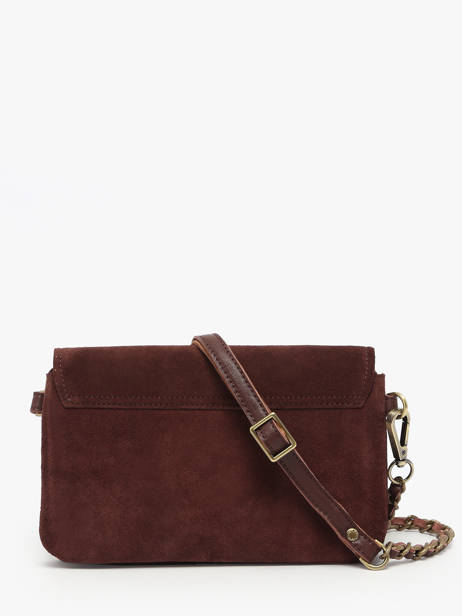 Sac Bandoulière Vintage Cuir Mila louise Marron vintage 3783VC vue secondaire 4