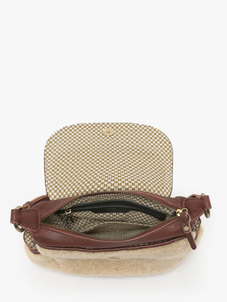Sac Bandoulière Vintage Cuir Mila louise Marron vintage 35231TC vue secondaire 3