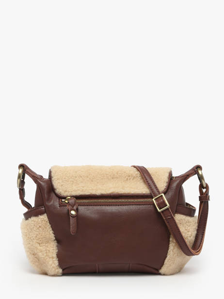 Sac Bandoulière Vintage Cuir Mila louise Marron vintage 35231TC vue secondaire 4