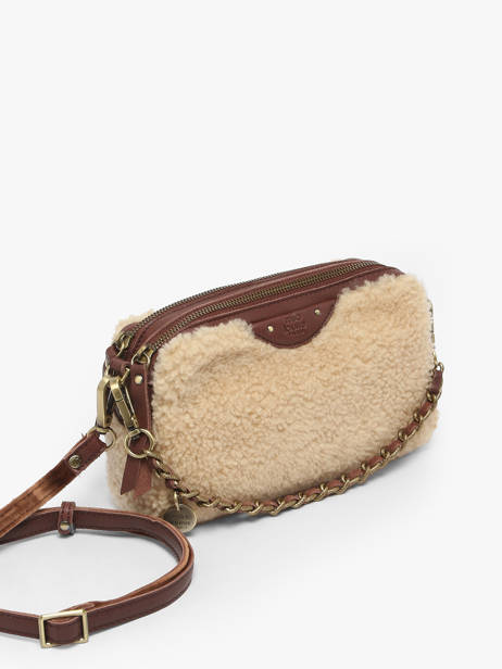 Crossbody Bag Vintage Leather Mila louise Brown vintage 23673XTC other view 1