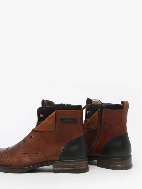 Boots Yedos In Leather Redskins Brown men YEDOS other view 3