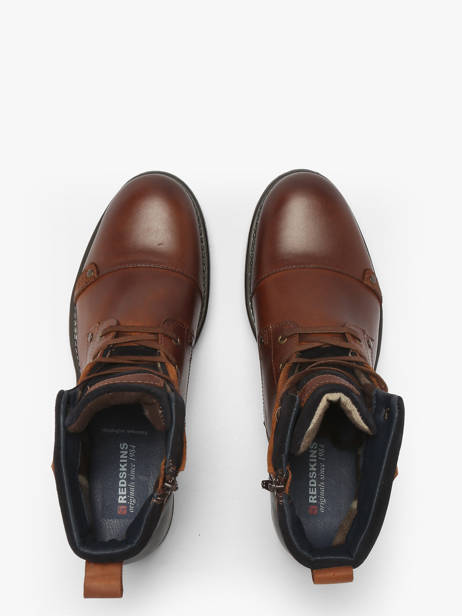 Boots Yedos In Leather Redskins Brown men YEDOS other view 4