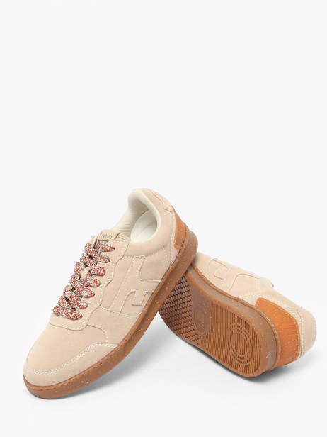 Sneakers En Cuir Faguo Beige men 25CG0202 vue secondaire 2