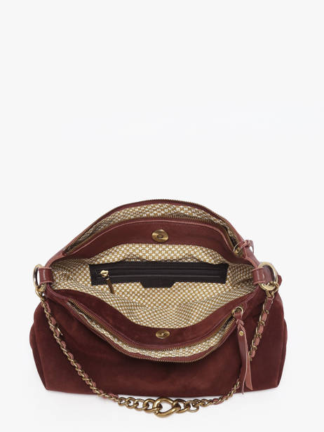 Sac Bandoulière Vintage Cuir Mila louise Marron vintage 3822VC vue secondaire 3