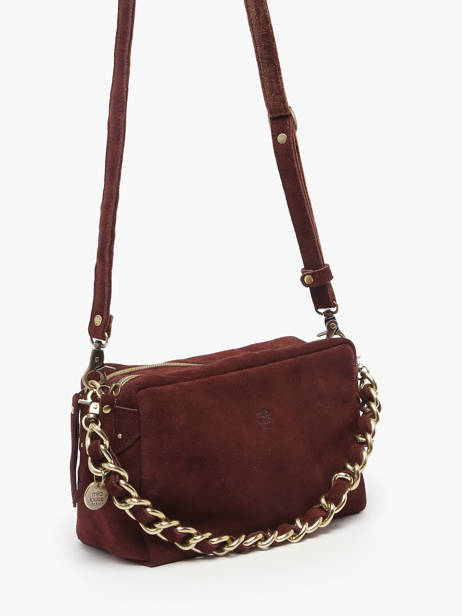 Shoulder Bag Vintage Leather Mila louise Brown vintage 23673V other view 2