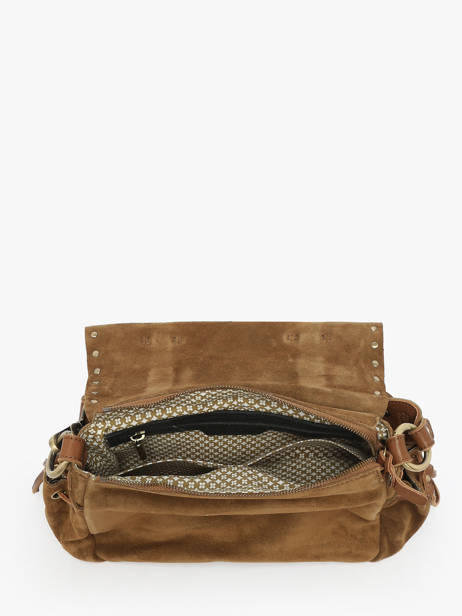 Crossbody Bag Vintage Leather Mila louise Brown vintage 3861VC other view 3