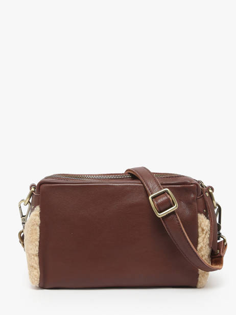 Shoulder Bag Vintage Leather Mila louise Brown vintage 23673TC other view 4