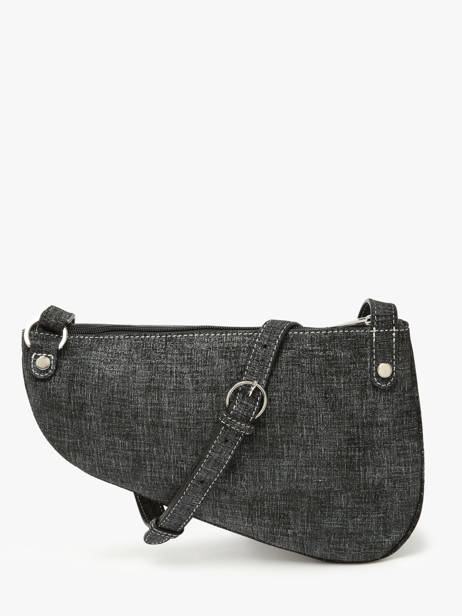 Crossbody Bag City Perle Tweed Nathan baume Black n city TW other view 4