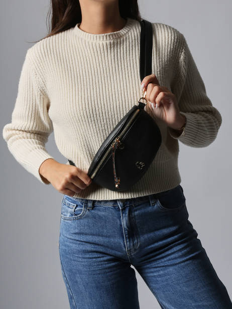 Belt Bag Lulu castagnette Black zip ZINH other view 1