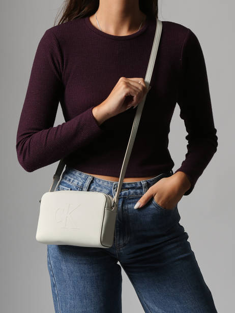 Shoulder Bag Sculpted Calvin klein jeans White sculpted 4K3036G other view 1
