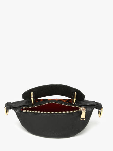 Shoulder Bag Origami Leather Lancel Black origami A13750 other view 3