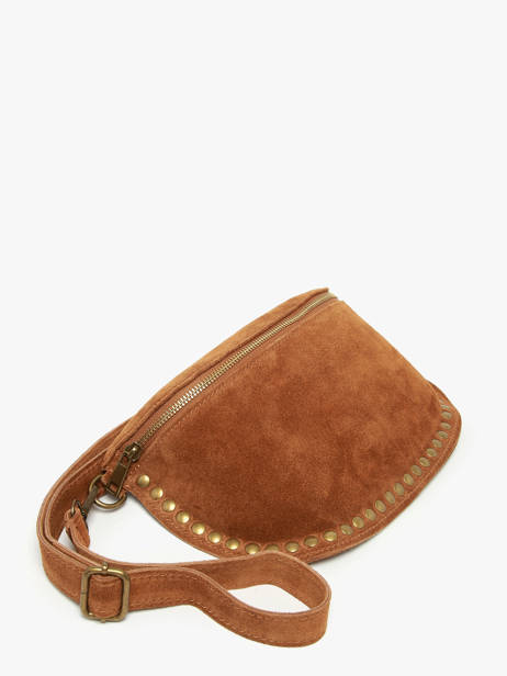 Belt Bag Milano Brown velvet VE24112 other view 1