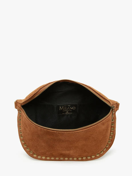 Belt Bag Milano Brown velvet VE24112 other view 2