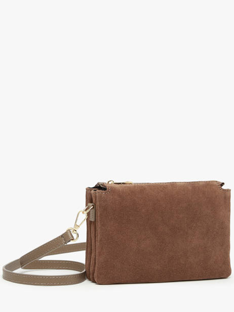 Shoulder Bag Velvet Caviar Milano Brown velvet caviar VC24117 other view 1