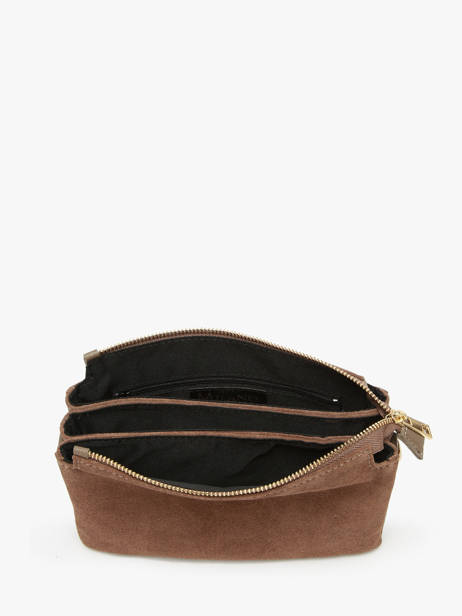 Shoulder Bag Velvet Caviar Milano Brown velvet caviar VC24117 other view 2