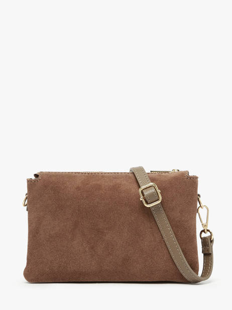 Shoulder Bag Velvet Caviar Milano Brown velvet caviar VC24117 other view 3