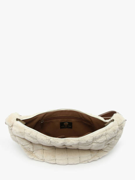 Sac Bandoulière Quadri Polyester Le voyage en panier Beige quadri AHP269 vue secondaire 4