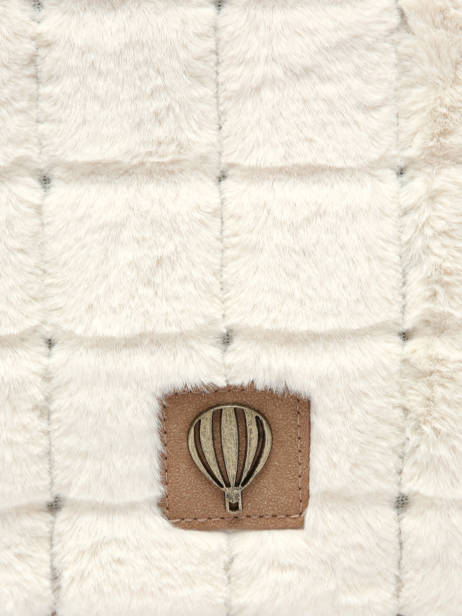 Sac Bandoulière Quadri Le voyage en panier Beige quadri AHP270 vue secondaire 2