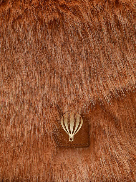 Sac Bandoulière Doudou Fourrure Le voyage en panier Marron doudou AHP261 vue secondaire 2