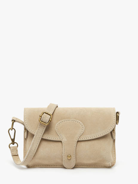 Sac Bandoulière Velvet Milano Beige velvet VE260612