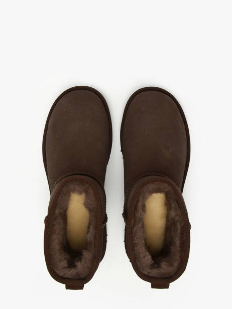 Classic Mini Ii Boots In Leather Ugg Brown women 1016222 other view 3