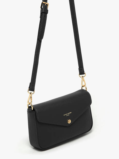 Sac Bandoulière Saffiano David jones Noir saffiano 5 vue secondaire 2