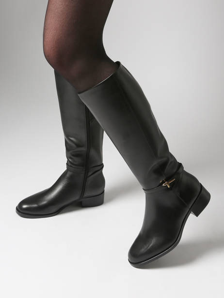 Bottes Cavalières En Cuir Tamaris Noir women 43 vue secondaire 1