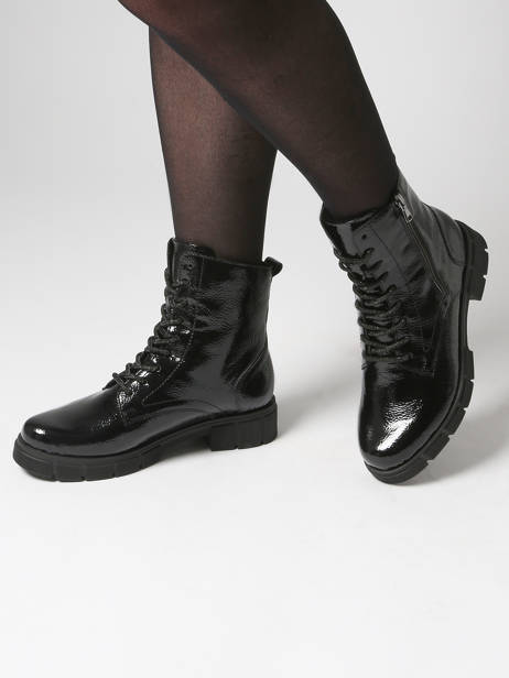 Bottines Remonte Noir women 2 vue secondaire 1